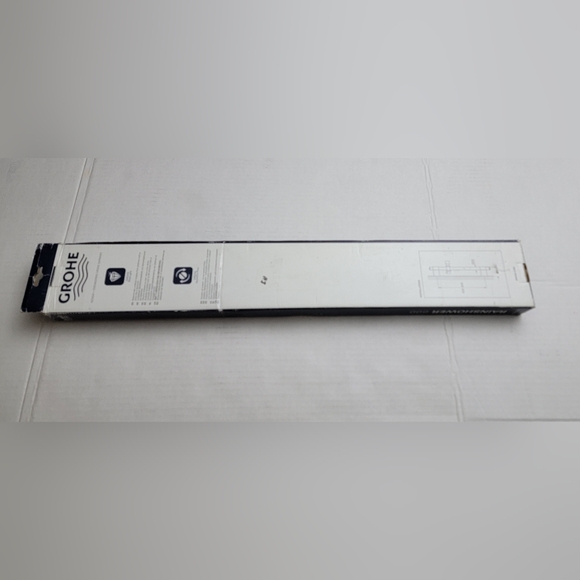 Grohe 28797001 24-Inch RainShower Shower Bar with Metal Brackets, Chrome - Picture 7 of 9